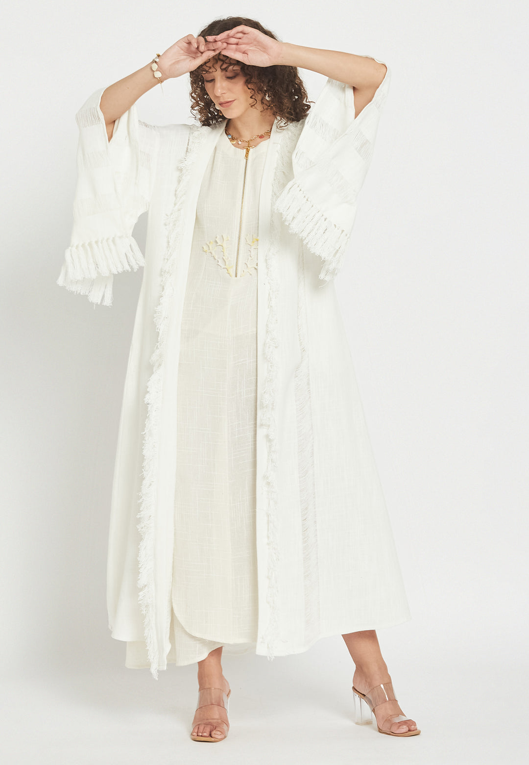 Kimono Ondelia Blanco