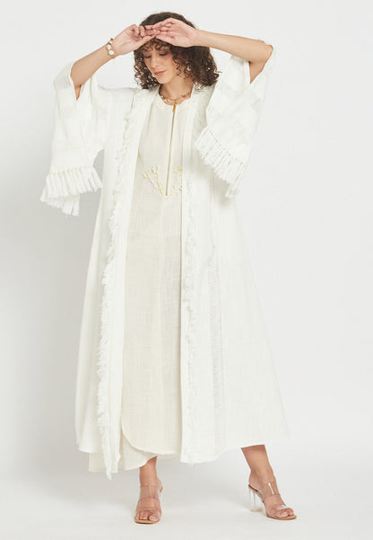 Kimono Ondelia Blanco