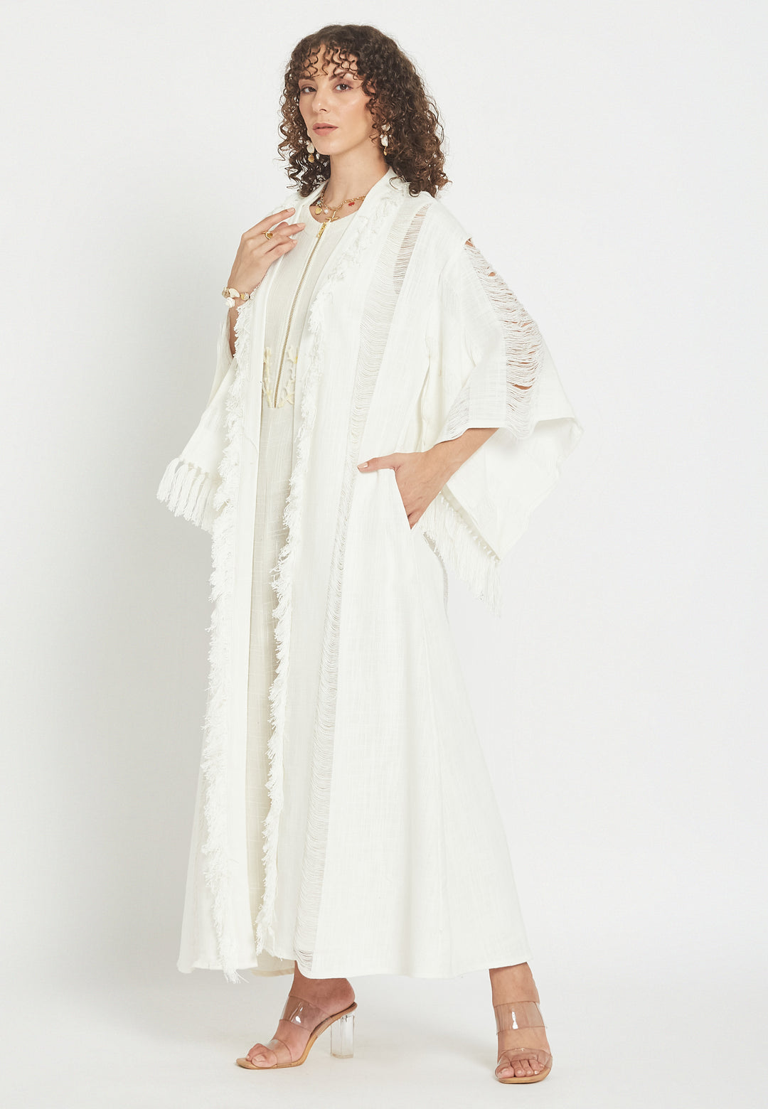 Kimono Ondelia Blanco
