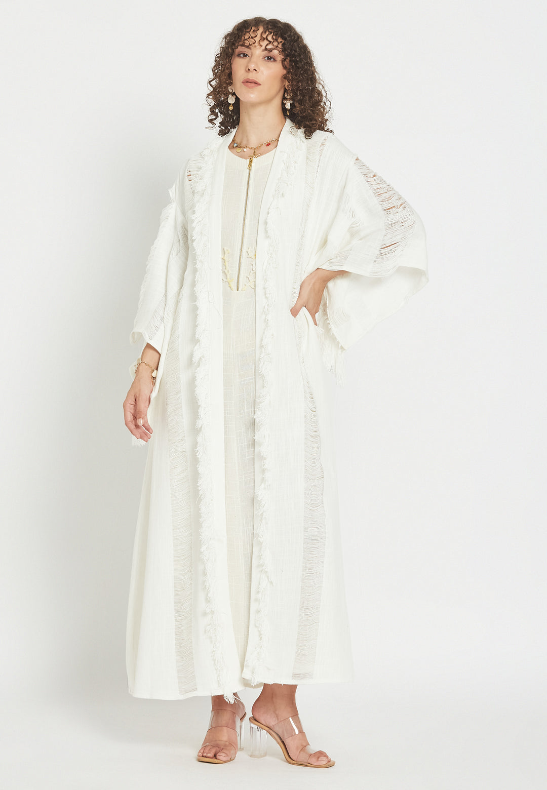 Kimono Ondelia Blanco