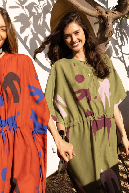 Kaftan Orchie Green