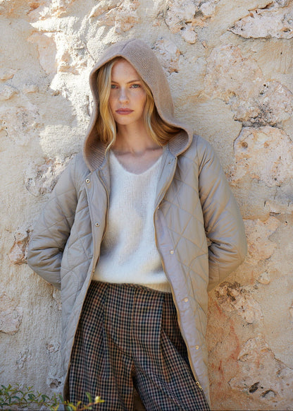 Abrigo Verdiana Beige 2 en 1