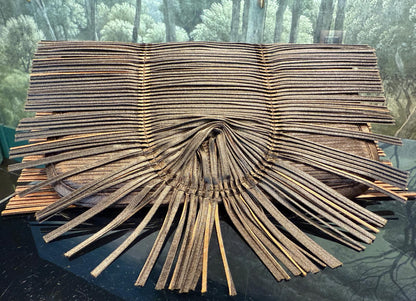 Bolso de mano Origami Marrón