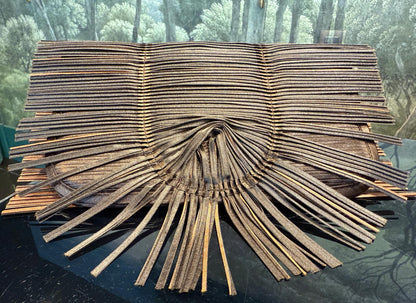 Bolso de mano Origami Marrón