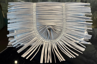 Bolso de mano Origami Gris Plata