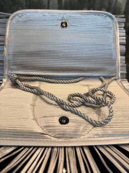 Bolso de mano Origami Gris Plata