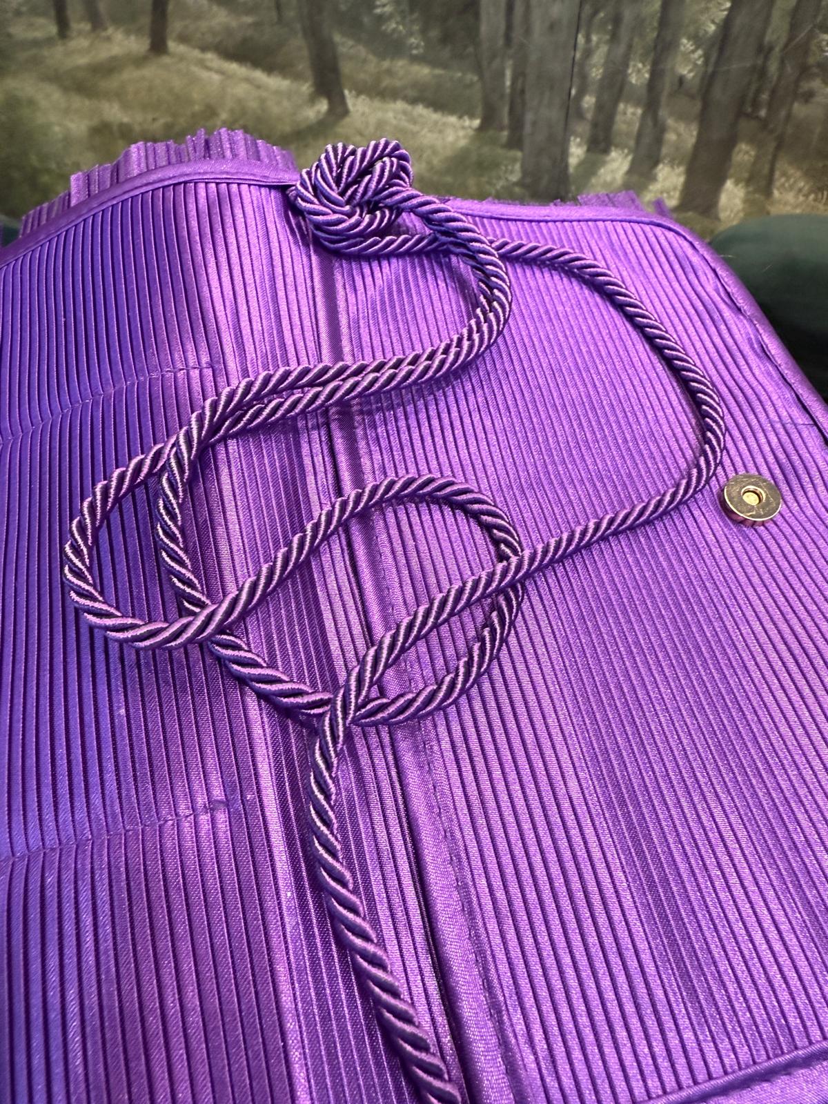 Bolso de mano Origami Morado