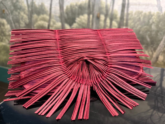 Bolso de mano Origami Burdeos