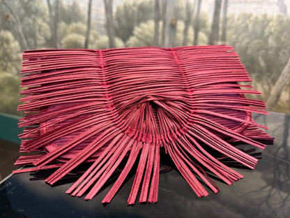 Bolso de mano Origami Burdeos