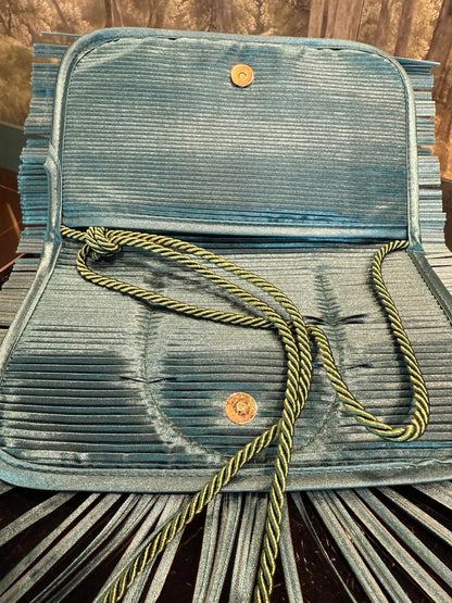 Bolso de mano Origami Aguamarina