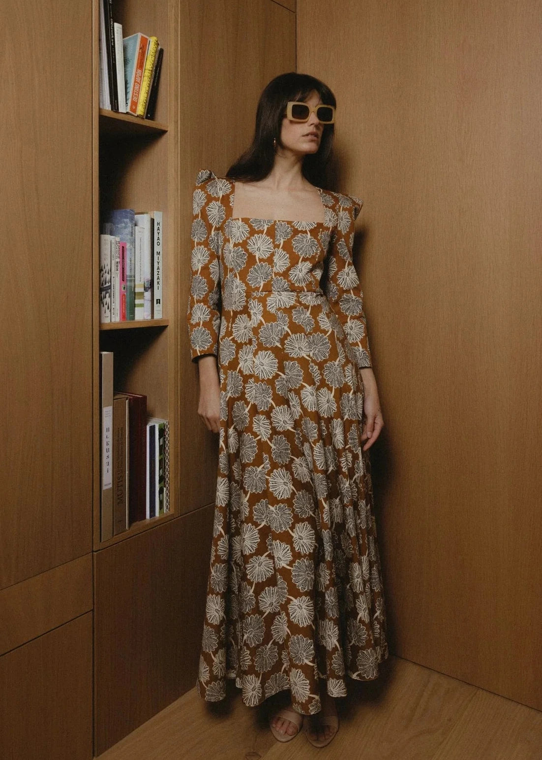 Vestido René Mostaza