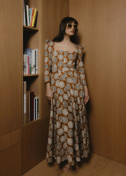 Vestido René Mostaza