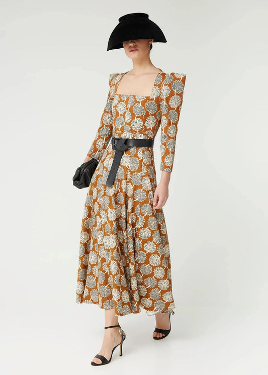 Vestido René Mostaza