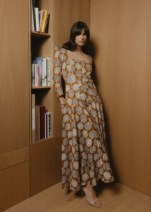 Vestido René Mostaza