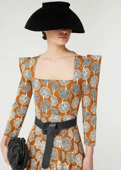 Vestido René Mostaza