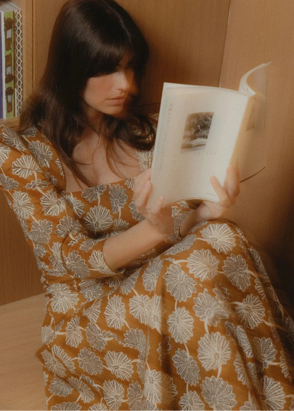 Vestido René Mostaza