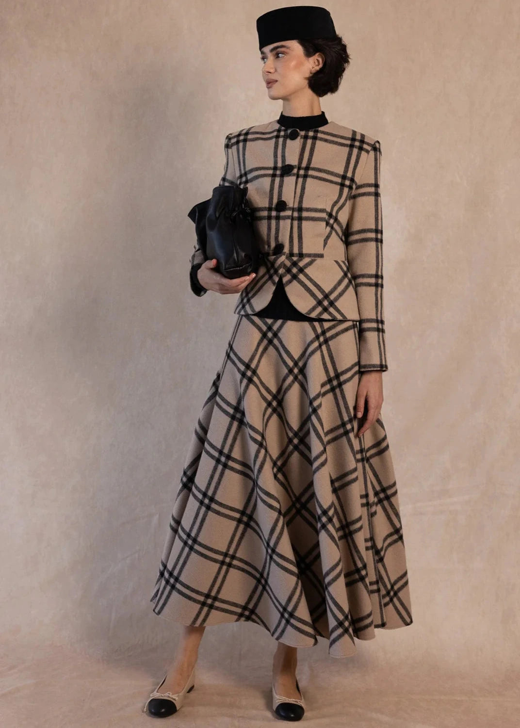 Bolso Saco Piel Negro