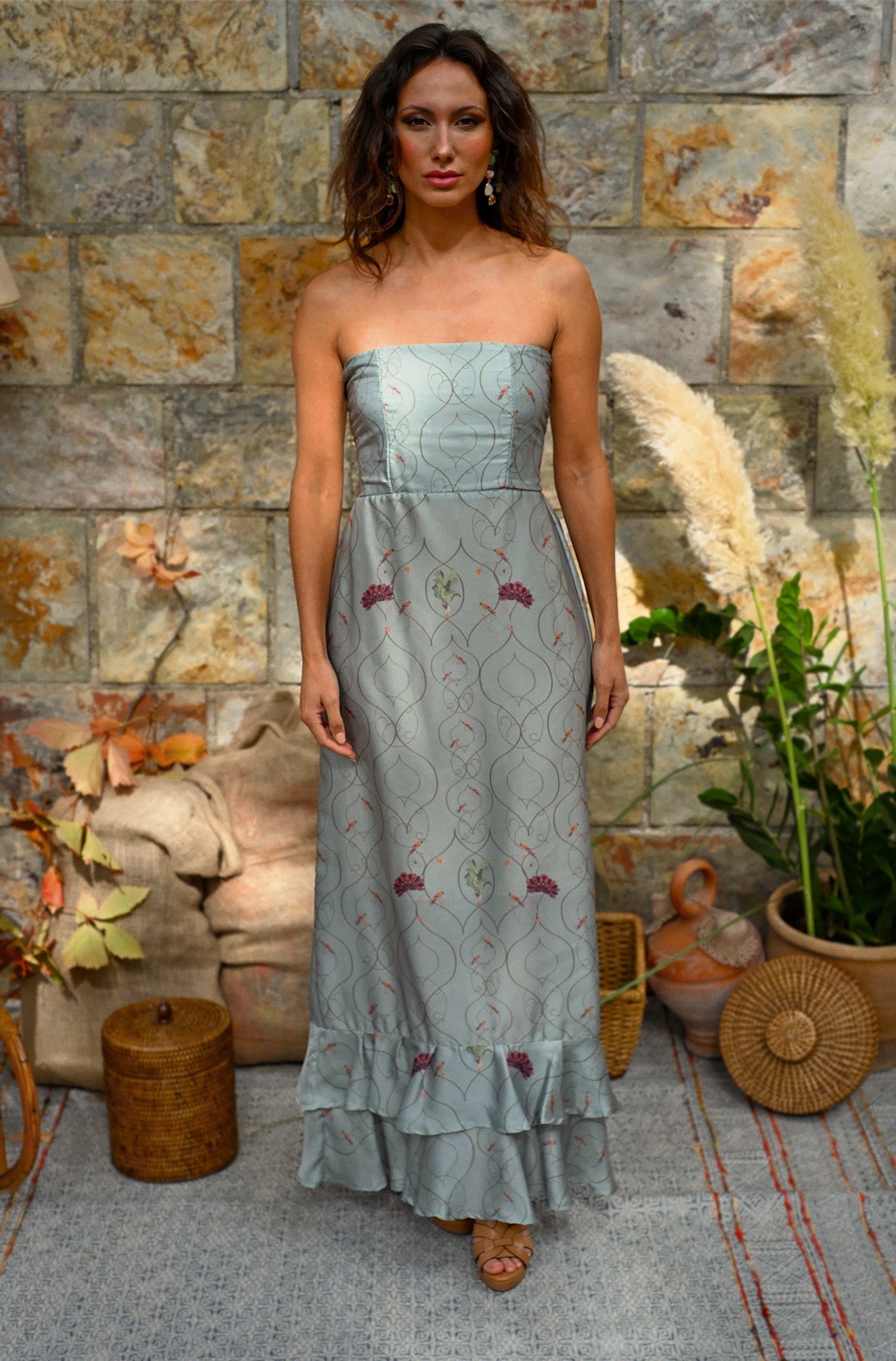 Vestido Susurro en las Alturas Azul Celeste