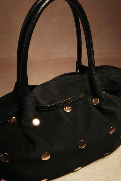 Bolso Shopper Tachas Negro