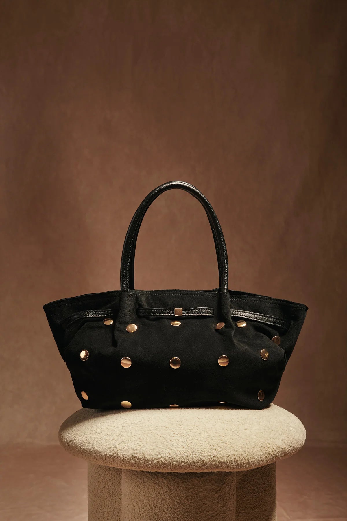 Bolso Shopper Tachas Negro
