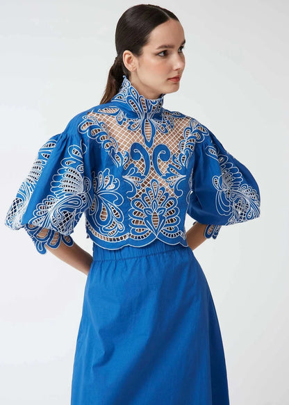 Top Fabrizia Azul