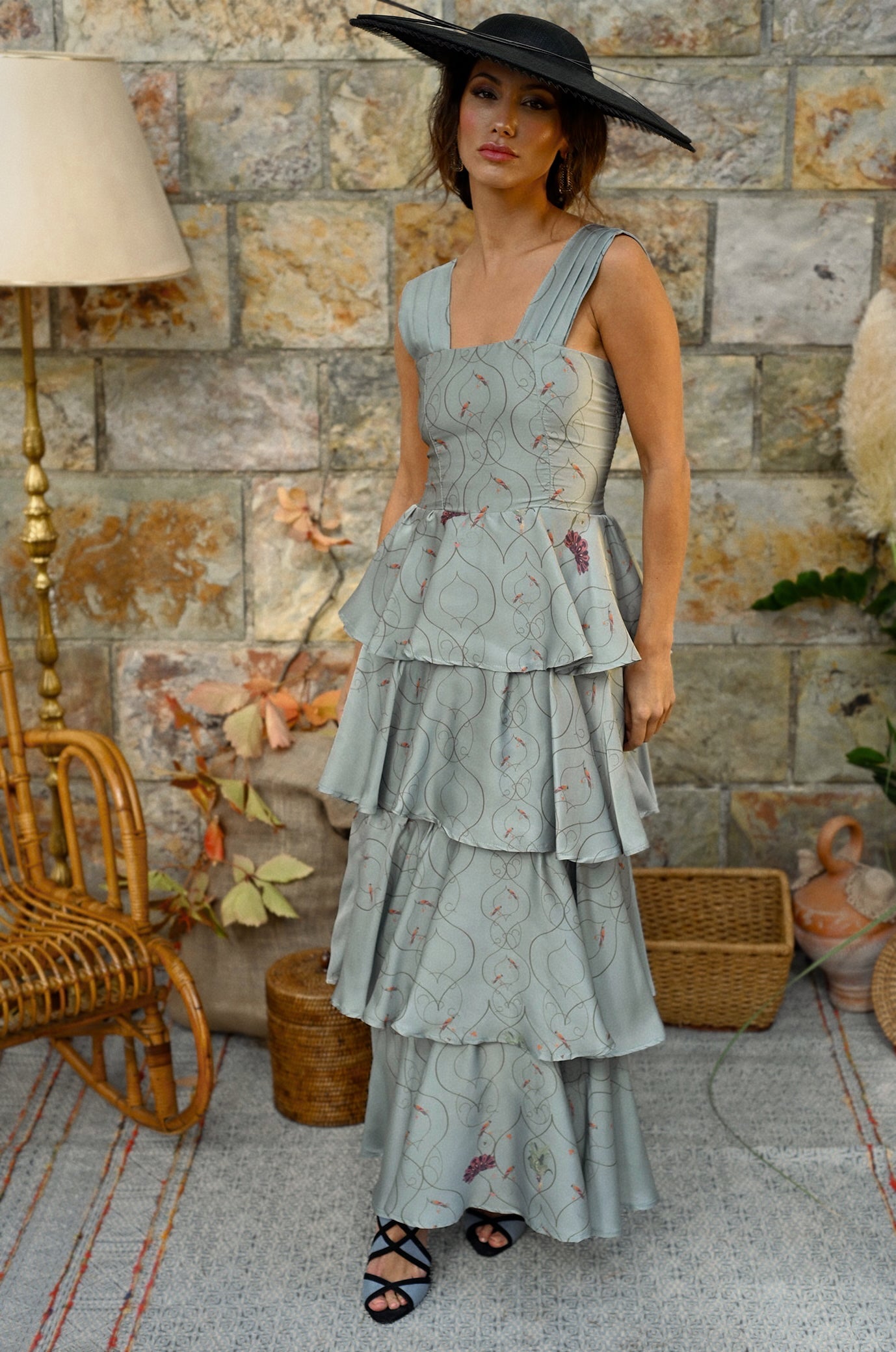 Vestido Tucán Azul Celeste