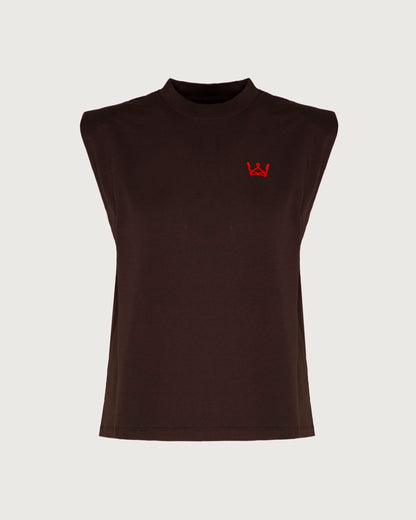Camiseta Sherezade Marrón