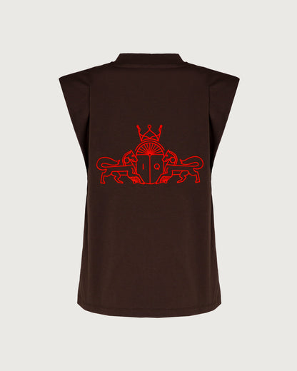 Camiseta Sherezade Marrón