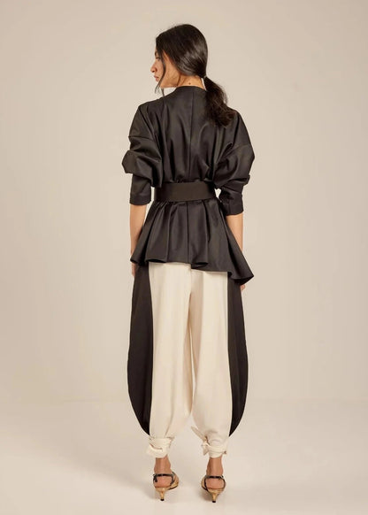 Pantalón Alvarito Blanco/Negro