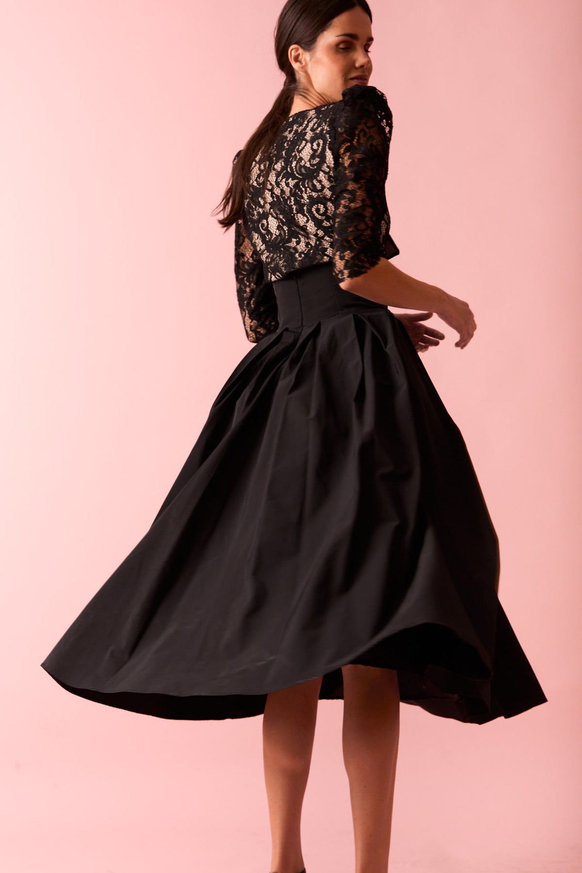 Falda Vecher Negro