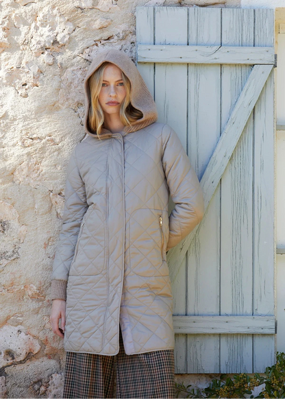 Abrigo Verdiana Beige 2 en 1