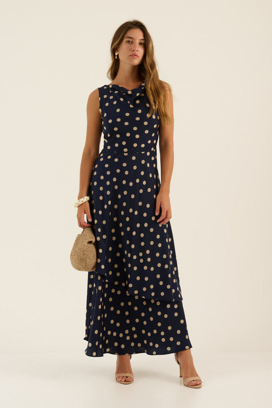 Vestido Azriel Marino