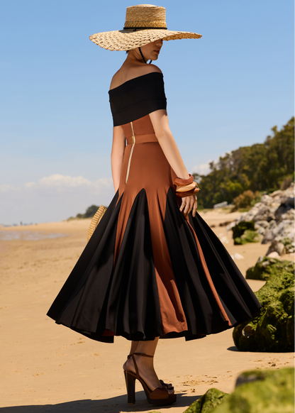 Conjunto Clau Negro y Marrón