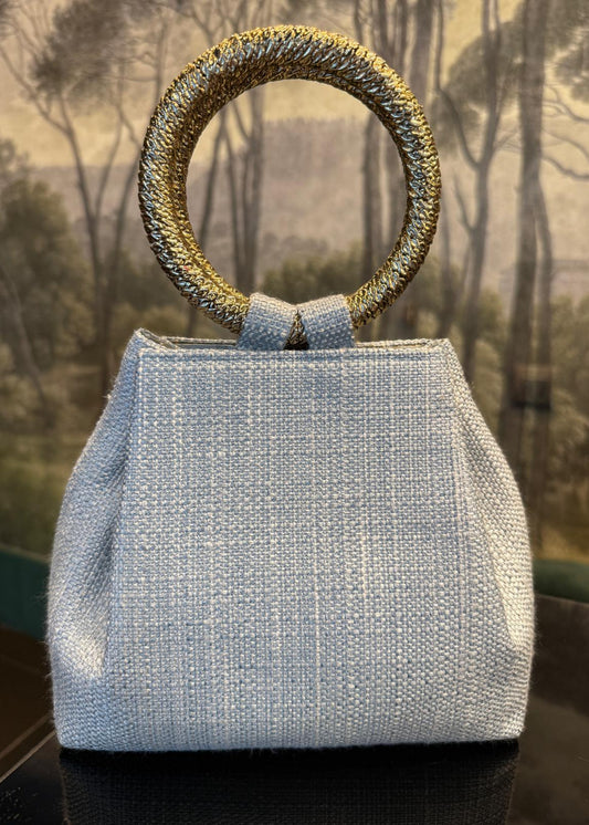 Bolso Saco Azul Celeste