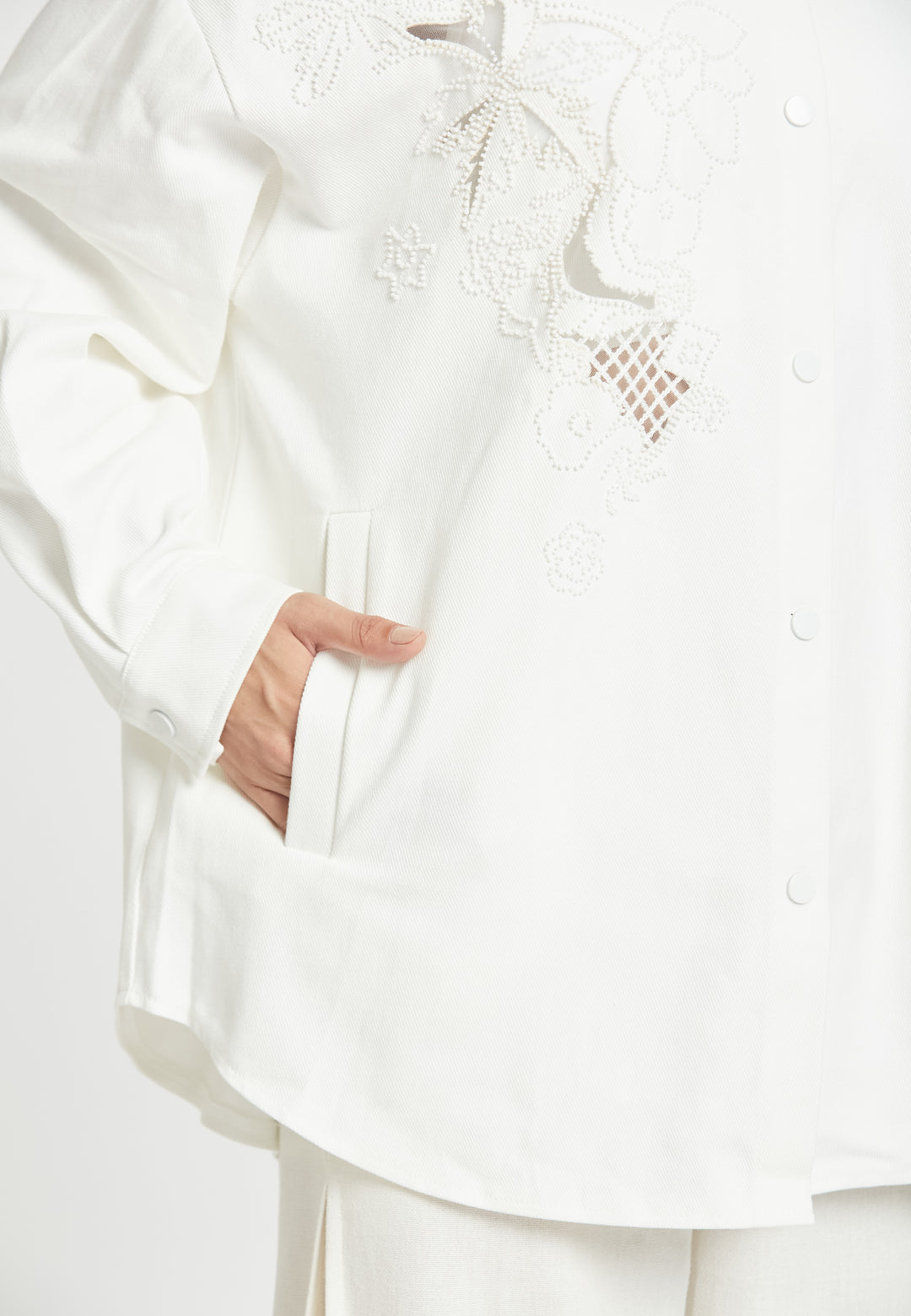 Chaqueta tipo camisa María