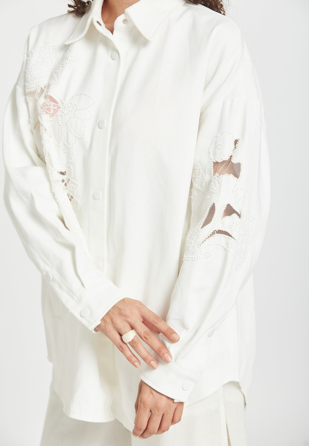 Chaqueta tipo camisa María