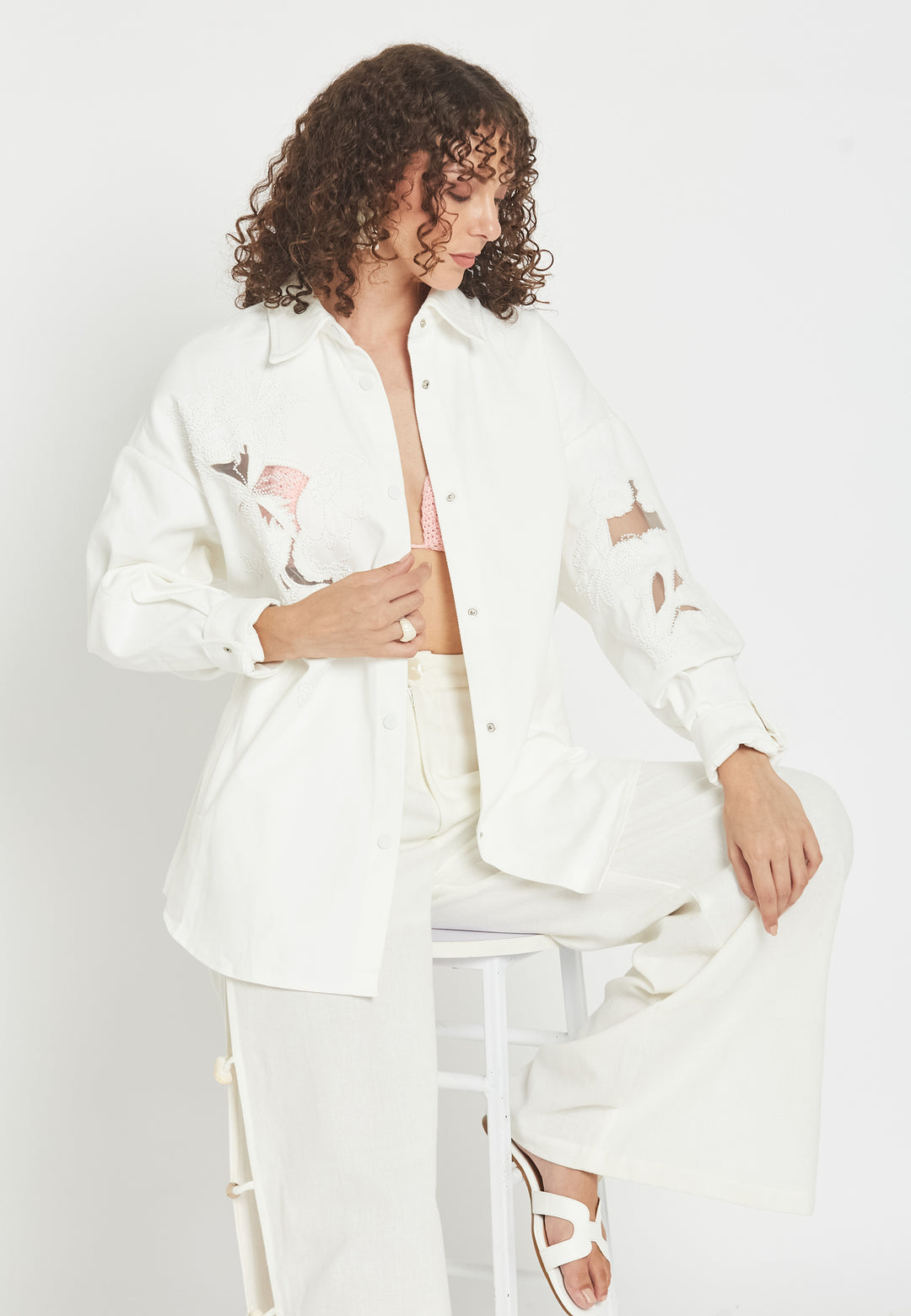 Chaqueta tipo camisa María