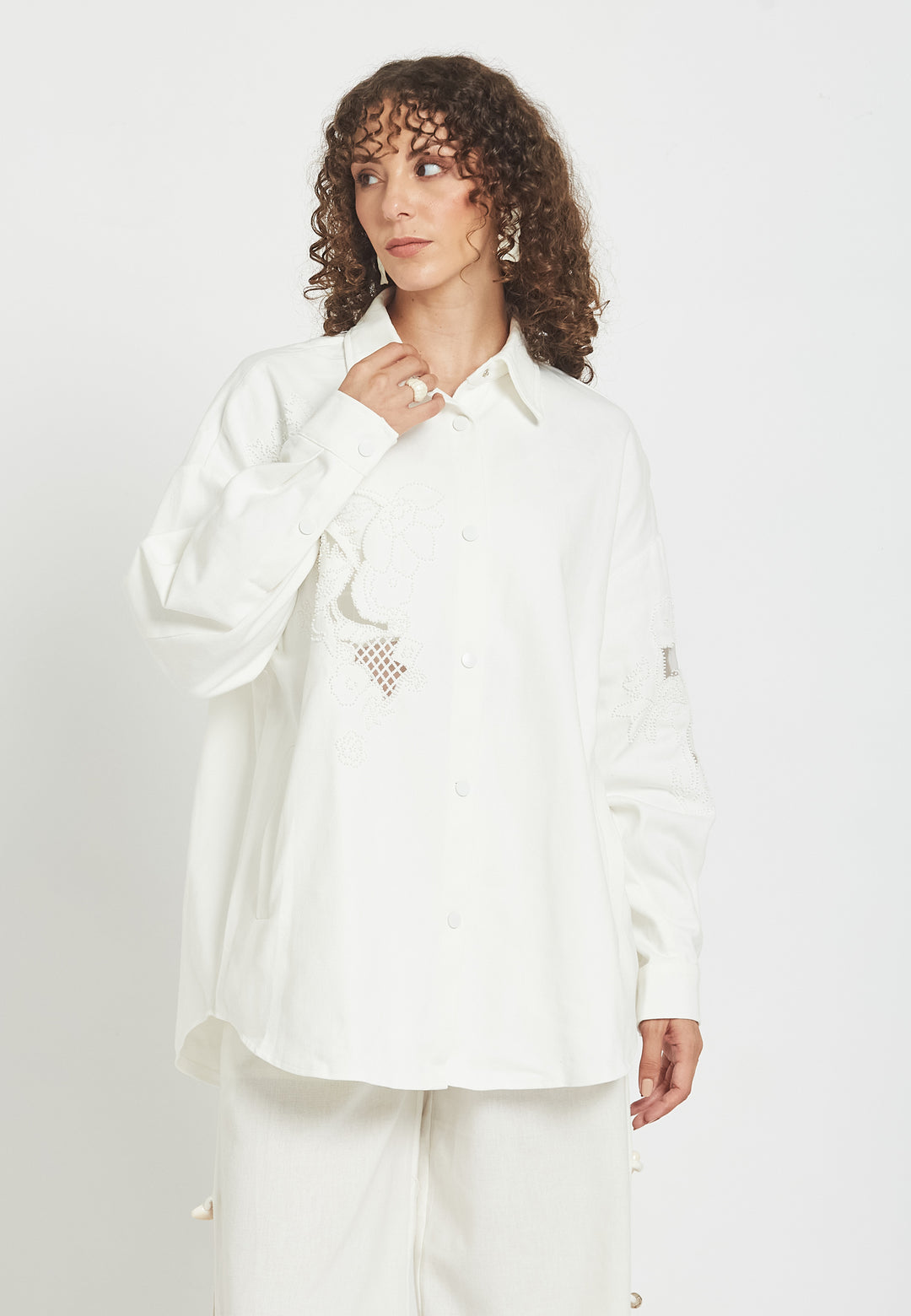 Chaqueta tipo camisa María