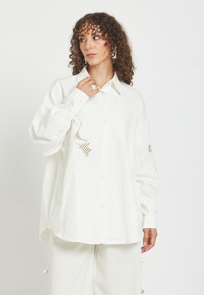 Chaqueta tipo camisa María