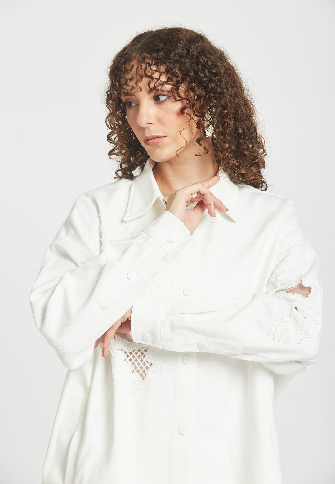 Chaqueta tipo camisa María