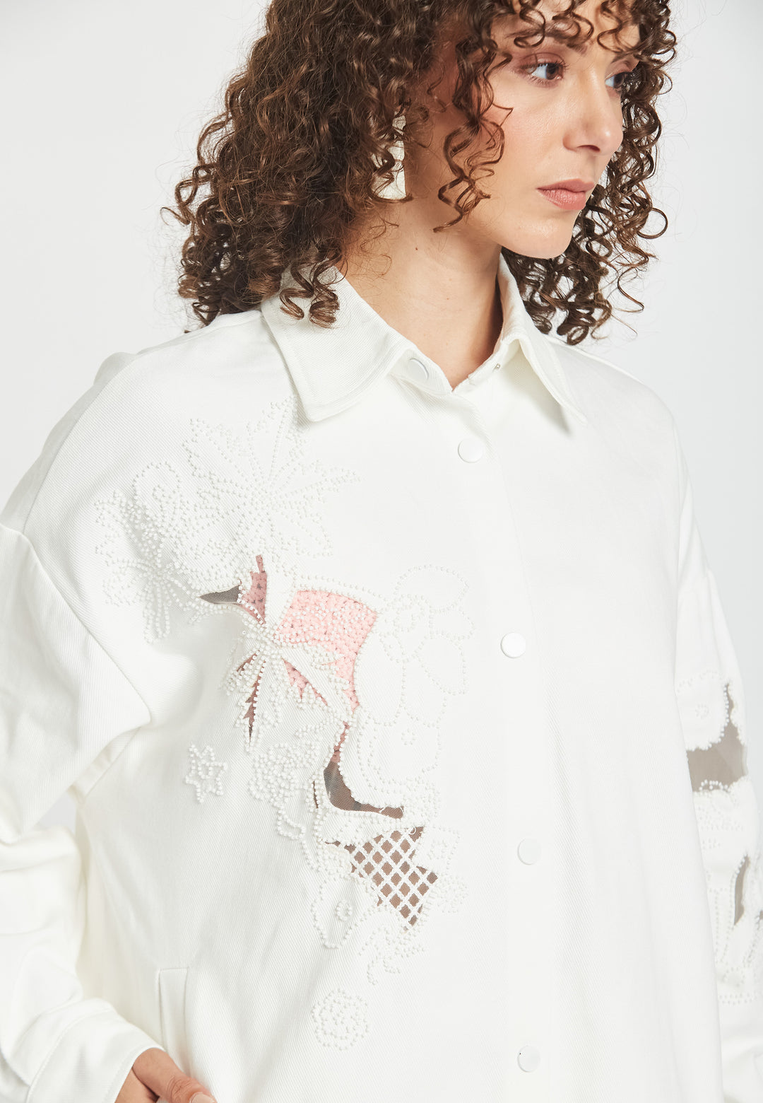 Chaqueta tipo camisa María