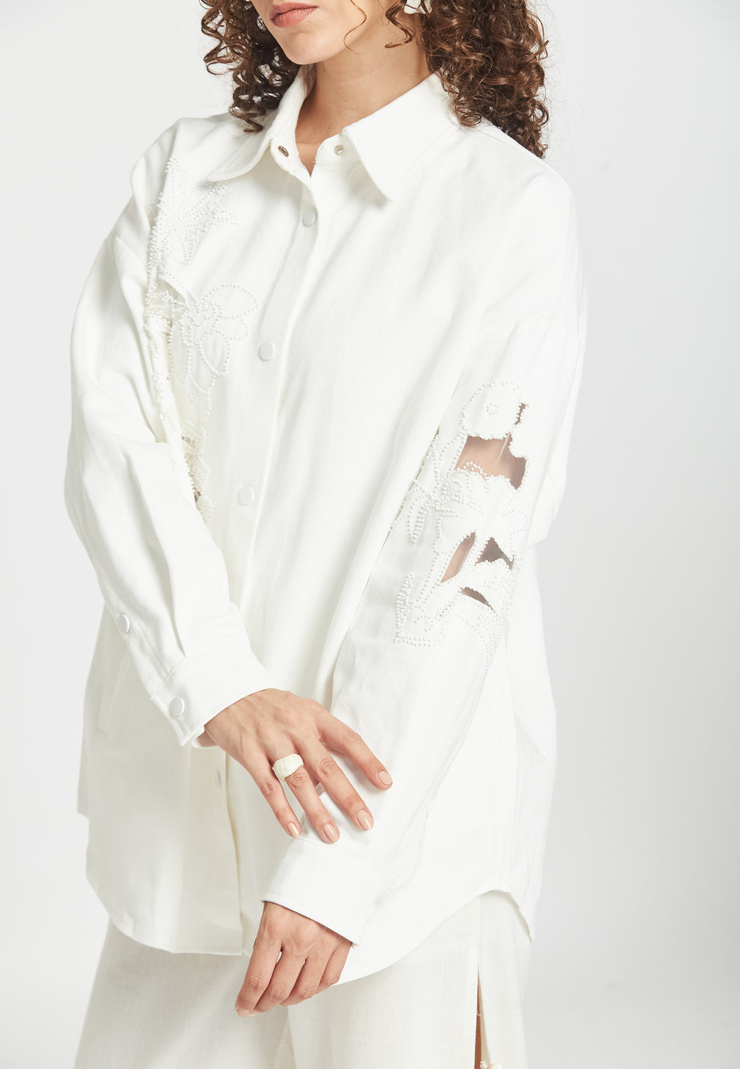 Chaqueta tipo camisa María